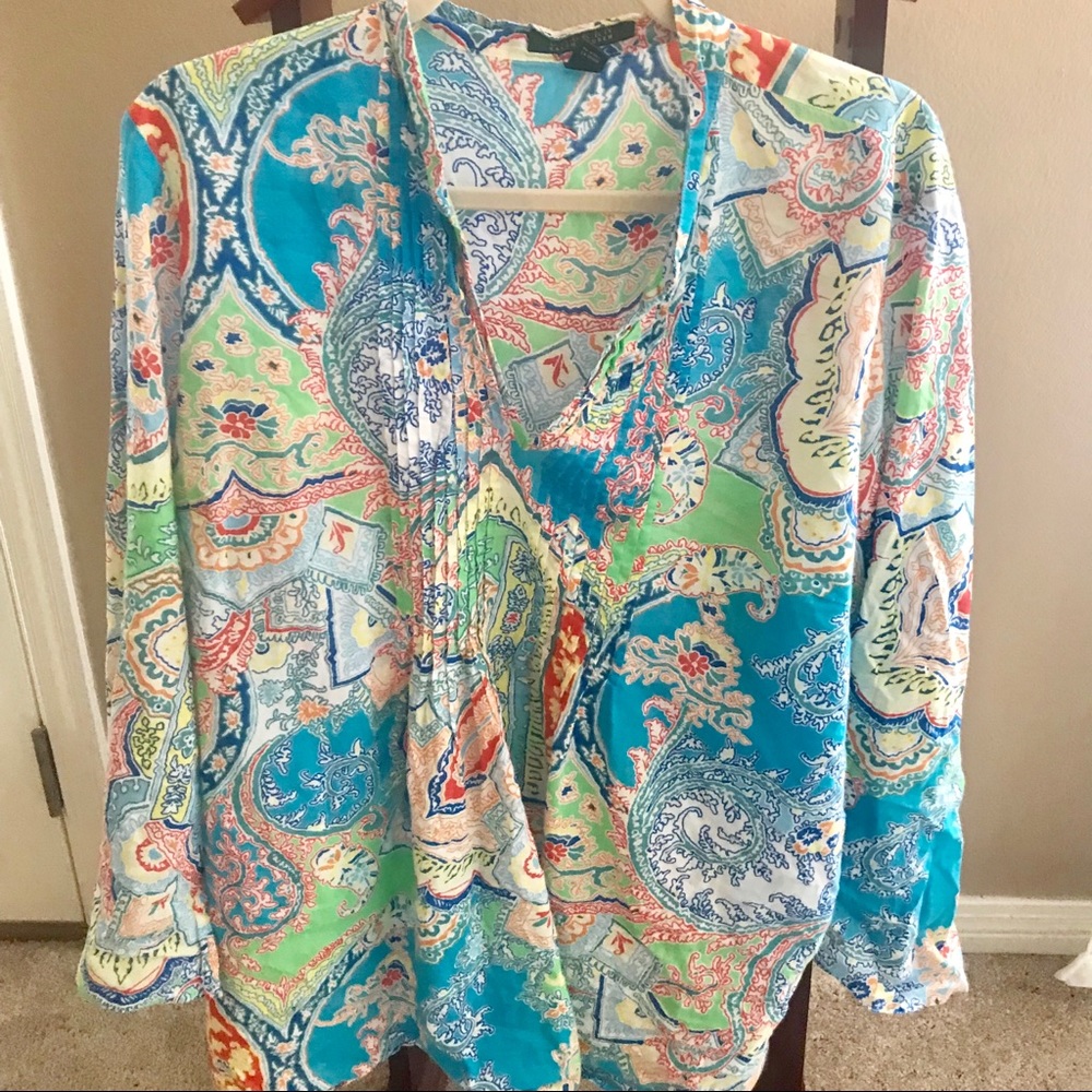 Colorful Lauren Ralph Lauren Tunic